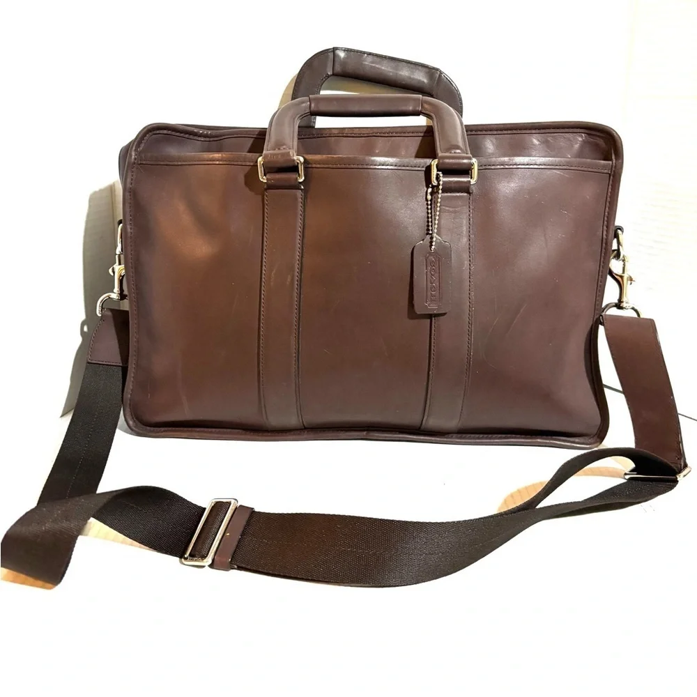 Coach vintage unisex Brown Leather Bag